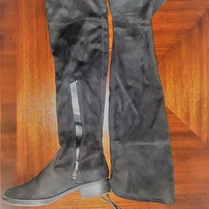 Women's Microsuede Over the Knee Boots Size 5.5